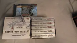 2 Yugioh! Ghosts from the Past 1st Edition Box Displays And 3 Pack Blister Box - Image 1