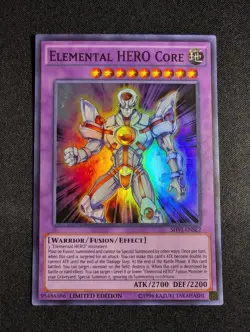 Yugioh - Elemental HERO Core SHVI-ENSE2 Limited Edition Super Rare NM - Image 1