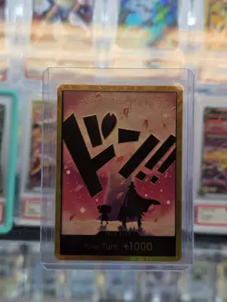 One Piece TCG Gold Parallel Don!! Card Chopper PRB-02 English - Image 1