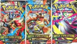 2025 Pokemon Mega Evolution Booster Pack - 10 Cards/Pack - Random Art - SEALED - Image 1