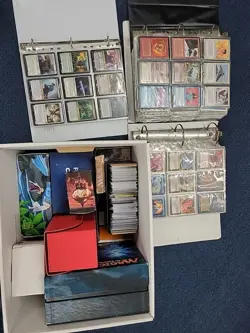 LARGE MAGIC THE GATHERING CARDS COLLECTION OLD MTG CARDS BINDERS AND BOXES - Image 1