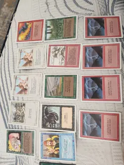 Magic The Gathering Revised Card Lot Counter Spell Wrath Of God Serra Kudzu LP - Image 1