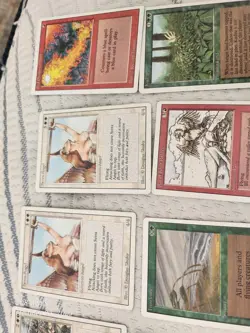 Magic The Gathering Revised Card Lot Counter Spell Wrath Of God Serra Kudzu LP - Image 3