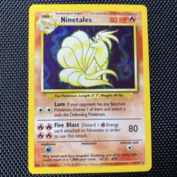 Ninetales 12/102 Holo Base Set Pokemon Card WOTC NM - Image 1