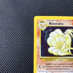 Ninetales 12/102 Holo Base Set Pokemon Card WOTC NM - Image 2