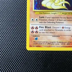 Ninetales 12/102 Holo Base Set Pokemon Card WOTC NM - Image 5