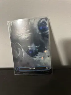 L 0368 Island GALAXY FOIL BORDERLESS Full Art Land Edge of Eternities MTG Card - Image 3