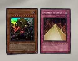 Yu-Gi-Oh! Andro Sphinx Ultra Rare w/ Bonus Effect Card Pyramid of Light Both NM - Image 1