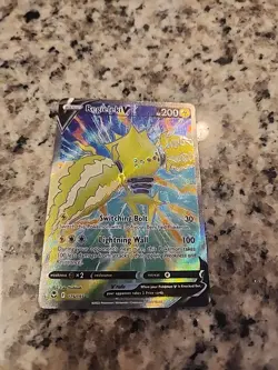 Pokemon TCG Silver Tempest Regieleki V Full Art Holo Card 175/195 NM - GM - Image 1
