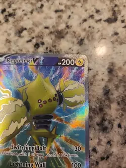 Pokemon TCG Silver Tempest Regieleki V Full Art Holo Card 175/195 NM - GM - Image 3