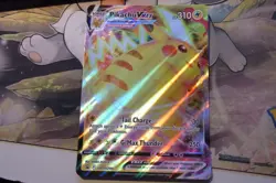 Pikachu VMAX SWSH286 JUMBO OVERSIZED Black Star Promo Pokemon Card - Image 1