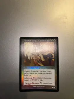 VINTAGE MTG Magic The Gathering Legions Akroma Angel of Wrath #1/145 - Image 2