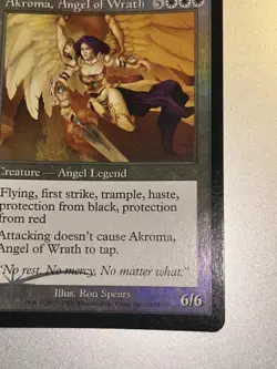 VINTAGE MTG Magic The Gathering Legions Akroma Angel of Wrath #1/145 - Image 3