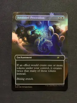 MTG Magic the Gathering Anointed Procession FOIL Secret Lair Raining Cats & Dogs - Image 2