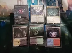Magic MTG Rare Land Lot Of 6 - Image 1