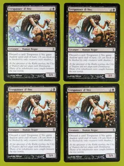 Trespasser il-Vec x4 Time Spiral 4x Playset Magic the Gathering MTG - Image 1