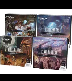 Magic The Gathering Final Fantasy Scene Box Bundle of 4 - PRESALE 12/8/2025 NEW! - Image 1