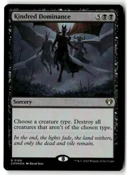 MTG Foil Kindred Dominance - CMM Moderately Played English - Image 1