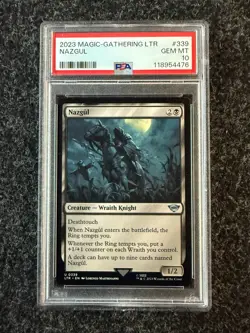 2023 MTG Lord of the Rings #339 Nazgul PSA 10 GEM MINT - Image 1