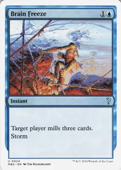 MTG Brain Freeze (White Border) (24) | NM | Mystery Booster 2 {MB2} - Image 1