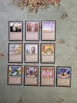 MTG Urza's Land "1994 Antiquities Vintage" 10 of 12 Set NM Unplayed! OG Buyer - Image 1