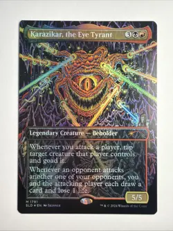 Karazikar, the Eye Tyrant (Rainbow Foil) Secret Lair Drop Foil - Image 1