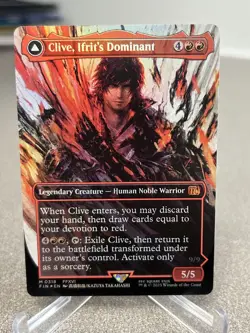Clive, Ifrit's Dominant (0318) (Borderless) Final Fantasy Foil - Image 1
