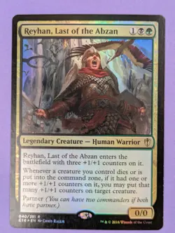 MTG Magic: Commander 2016: Reyhan, Last of the Abzan Foil #040/351 Rare - NM - Image 1
