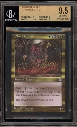 Magic The Gathering MTG Sliver Queen Stronghold Rare BGS 9.5 - Image 1