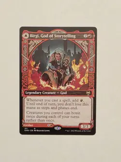 Birgi, God Of Storytelling - Showcase - Kaldheim - Near Mint - MTG - Image 1