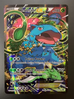 Venusaur EX XY123 Promo, Near Perfect See Pics, Pokemon TCG Black Star Promo - Image 1