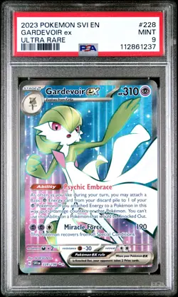 2023 POKEMON SVI EN-SCARLET & VIOLET ULTRA RARE #228 GARDEVOIR EX PSA 9 - Image 1