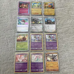 Lot of (12) Pokemon Most Holo Rare Cards NM/M Sleeved Never Played TCG Pikachu - Image 2