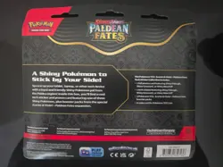 Pokemon TCG Paldean Fates Tech Sticker 3 Packs - Fidough - New Factory Sealed - Image 2