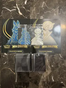 Last 4 Pokemon (Both Variants) TCG Expansion Promo Card, Players Guide, Sleeves - Image 3