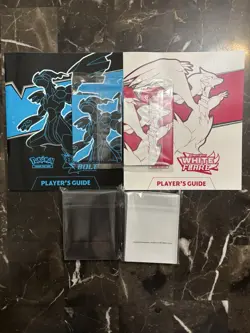 Last 4 Pokemon (Both Variants) TCG Expansion Promo Card, Players Guide, Sleeves - Image 5
