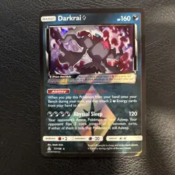 2018 Pokemon Sun & Moon - Ultra Prism: Darkrai Prism Star #77/156 Holo - Image 1