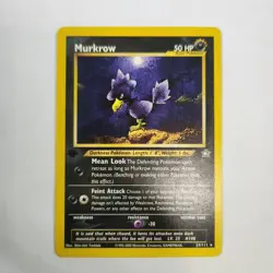 Murkrow 24/111 - Rare - Neo Genesis - Pokemon TCG - 1st Edition - LP - Image 1