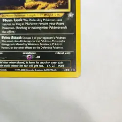 Murkrow 24/111 - Rare - Neo Genesis - Pokemon TCG - 1st Edition - LP - Image 5