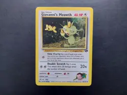 Pokemon - Giovanni's Meowth 43/132 Uncommon Gym Challenge - Image 1
