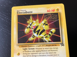 Pokemon Warner Bros Movie Black Star Promo Electabuzz 2 Excellent Condition - Image 4