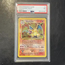2000 POKEMON BASE SET 2 #4 CHARIZARD-HOLO PSA 7 - Image 1