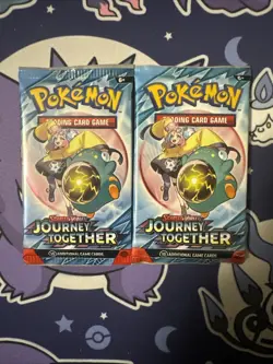 Pokemon Journey Together Booster Packs - New/Sealed 2 Packs - Image 1