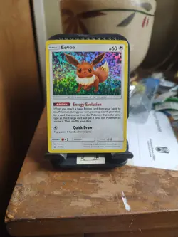 Pokemon - Eevee - 2018 McDonald's Promo Card 11/12 - Holo Rare LP - Image 1