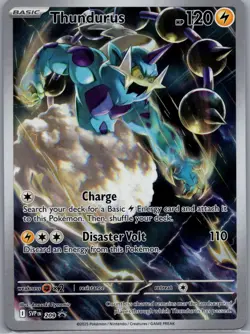 Thundurus 209 SV: Scarlet & Violet Promo Cards - Pokemon Card - NM - Image 1