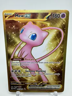 Pokemon 151 Eng Mew EX 205/165 Sv: Scarlet & Violet Holo 151 Double Rare Card NM - Image 3