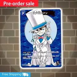 Detective Conan Kaito Kid Cosplay Promo Card Colocolo Comics Aoyama / NEW - Image 1