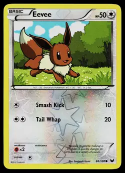 Pokemon Card - Eevee Dark Explorers 84/108 Reverse Holo - Image 1