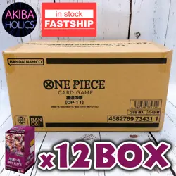 One Piece Card Game OP-11 A FIST OF DIVINE SPEED Sealed Case (12 Booster Box) - Image 1