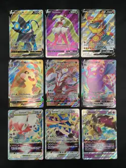Pokemon TCG Ultra Rare Lot VMAX, VSTAR, Full Art V, SWSH Era Cards NM/LP - Image 1